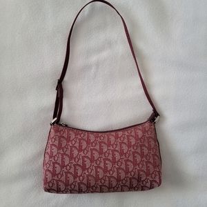 vintage Dior oblique trotter shoulder bag